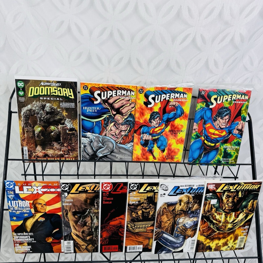 Superman Hunter Prey 1-3 Doomsday Special, Lex Luthor Man Of Steel 1-5 One Shot